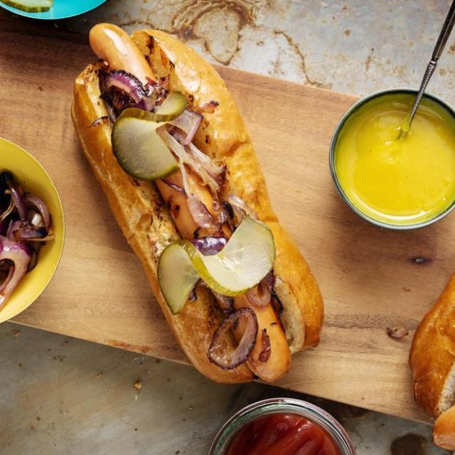 Gourmet hotdogs til den lille sult