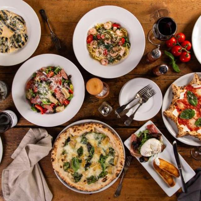 Street Food spiseområde på messen