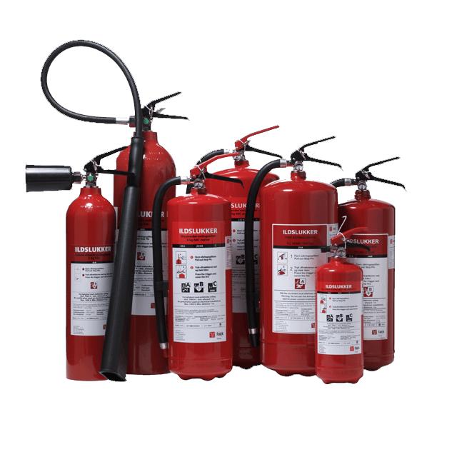Brandslukkere - 3 stk.