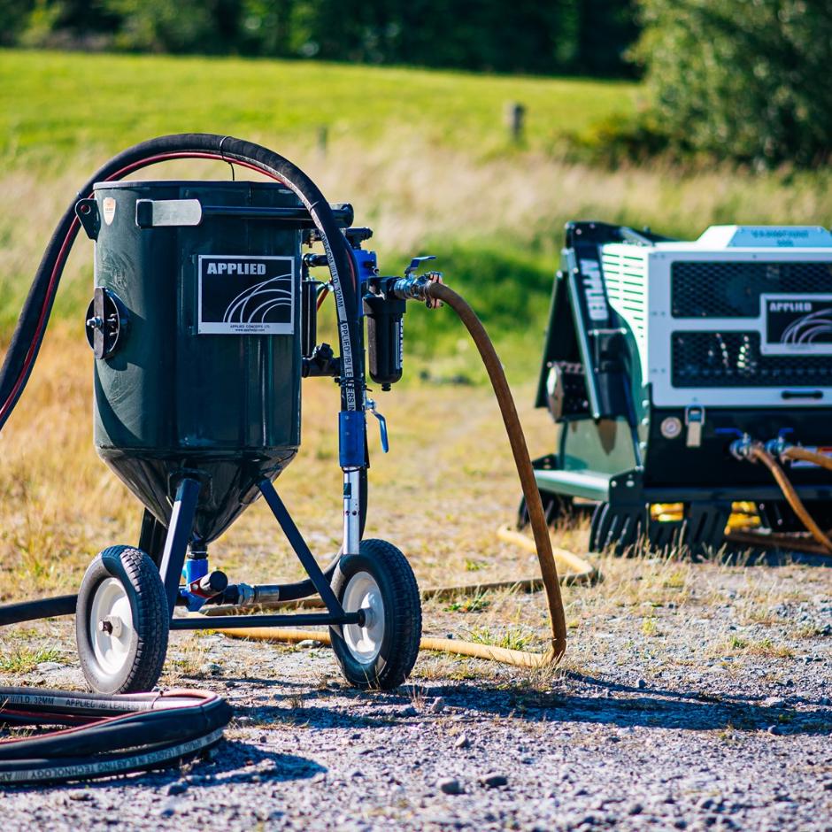 APPLIED 100 SANDBLÆSER MED PNEUMATISKE