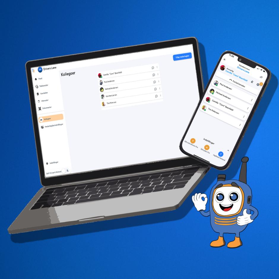 App - Team Driver workspace