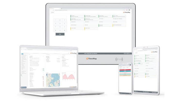TimeMap Tidsregistrering