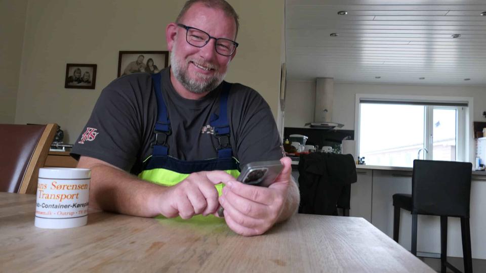Hans Sørensen styrer sin virksomhed fra førerhuset med CustomOffice