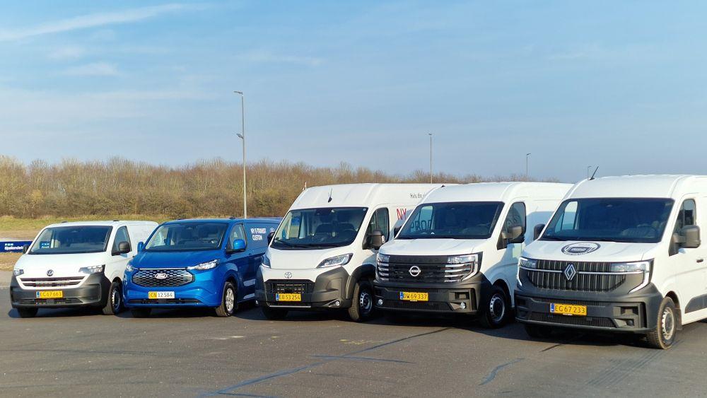 Se de nominerede til Årets varebil på Transportmessen